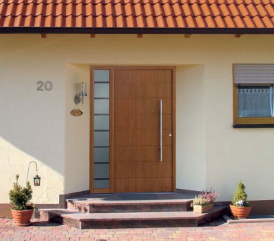 Алюминиевые двери фасадного типа